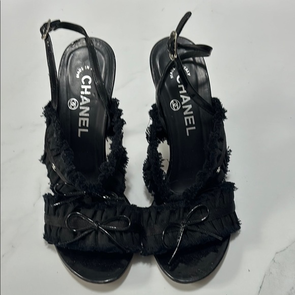 Chanel Black Women's Sandals - Picture 1 of 7